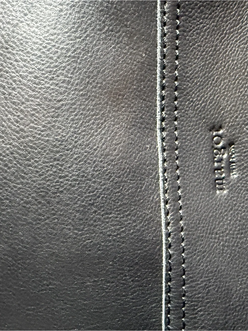 Margot Kimmie Black Pebbled Leather Backpack Gold Hardware
